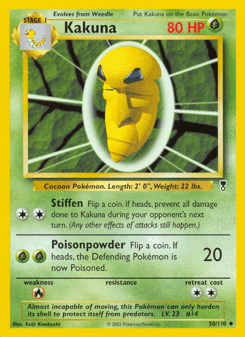 Kakuna 50, Legendary Collection