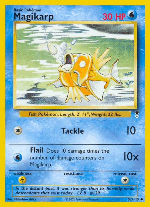 Magikarp 52, Legendary Collection