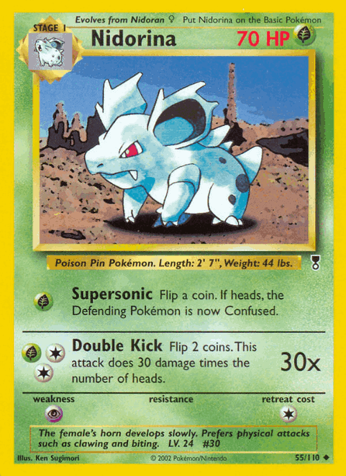 Nidorina 55, Legendary Collection