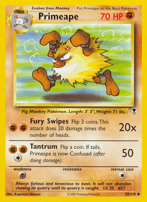 Primeape 59, Legendary Collection
