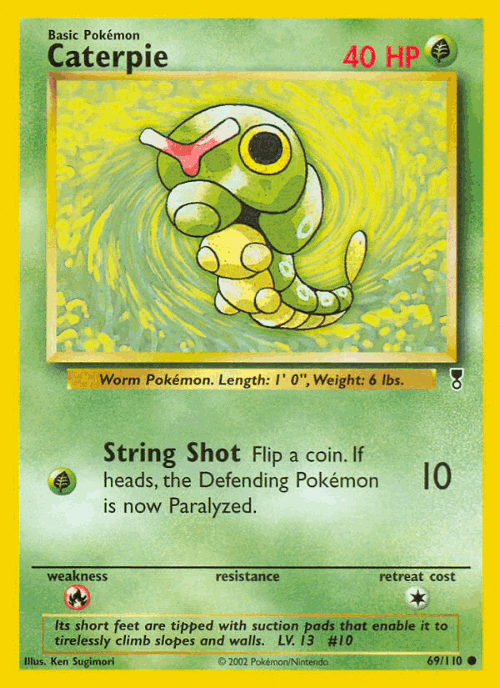 Caterpie 69, Legendary Collection