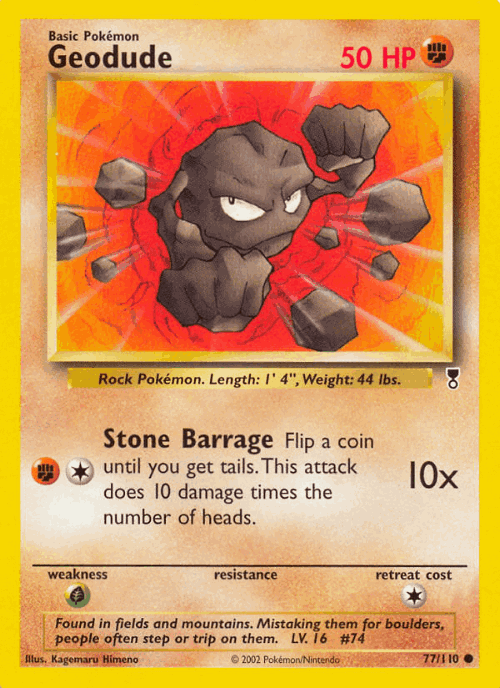 Geodude 77, Legendary Collection