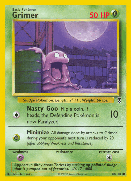 Grimer Legendary Collection card