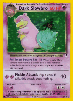 Dark Slowbro Pokémon TCG card art