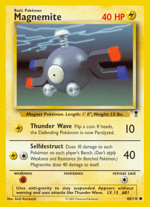 Magnemite 80, Legendary Collection