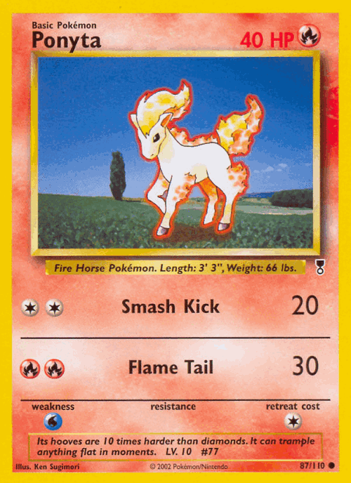 Ponyta 87, Legendary Collection