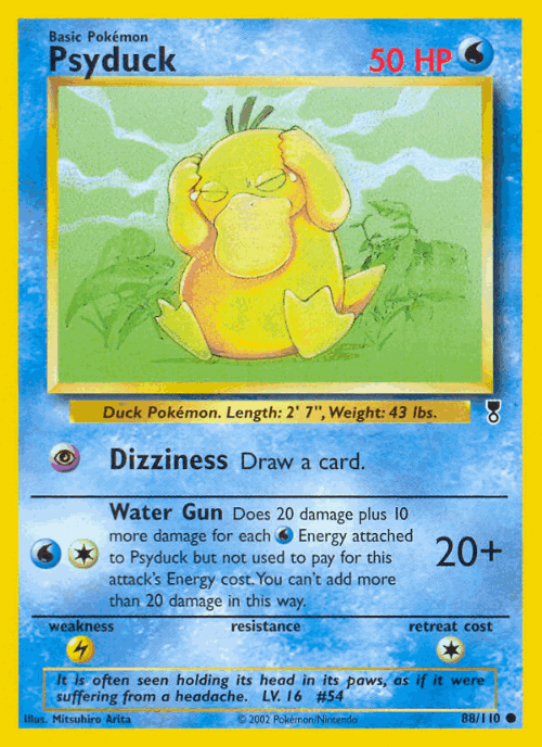 Psyduck 88, Legendary Collection