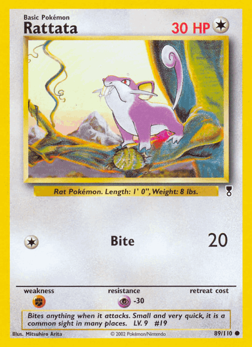 Rattata 89, Legendary Collection