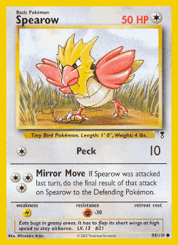 Spearow 94, Legendary Collection