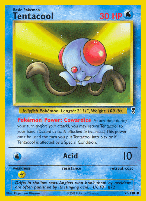 Tentacool 96, Legendary Collection