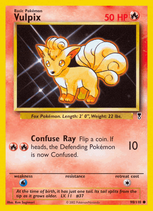 Vulpix 98, Legendary Collection
