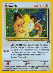 Meowth Pokémon TCG card art