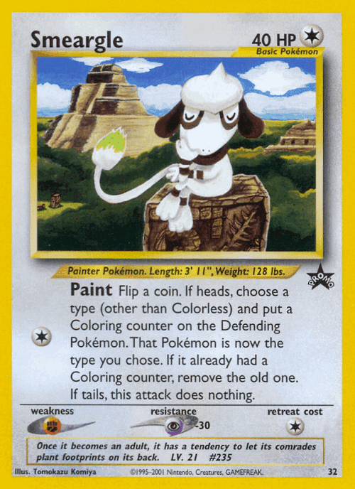 Smeargle 32, Wizards Black Star Promos