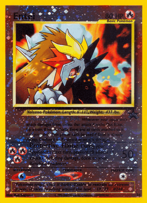 Entei 34, Wizards Black Star Promos