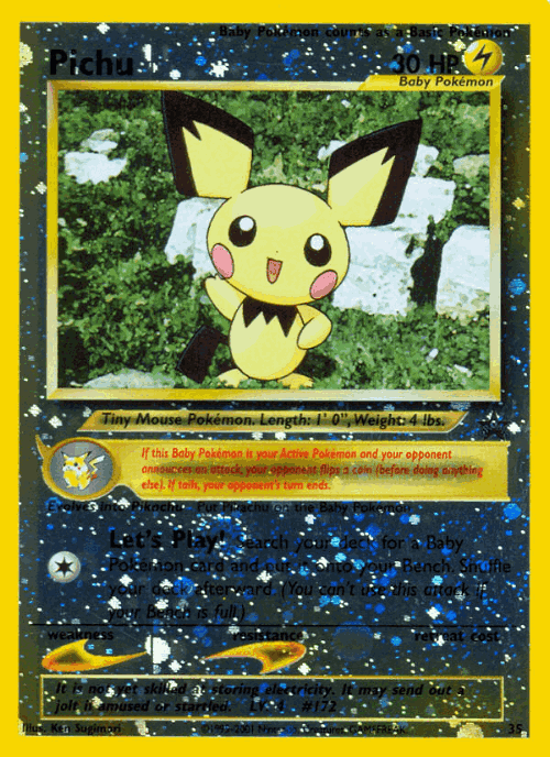 Pichu 35, Wizards Black Star Promos