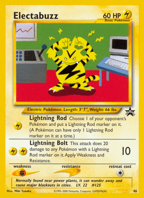 Electabuzz 46, Wizards Black Star Promos