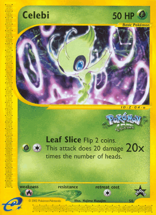 Celebi 50, Wizards Black Star Promos