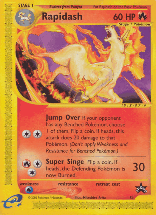 Rapidash 51, Wizards Black Star Promos