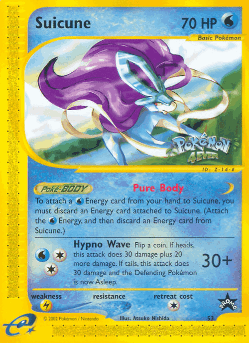 Suicune 53, Wizards Black Star Promos