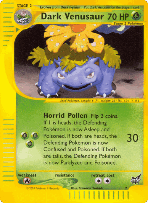 Dark Venusaur 7, Best of Game