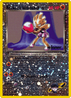 Rocket's Hitmonchan Pokémon TCG card art