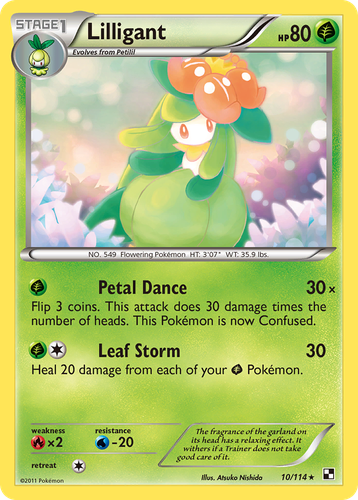Lilligant Pokémon TCG card art