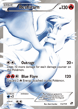 Reshiram card art