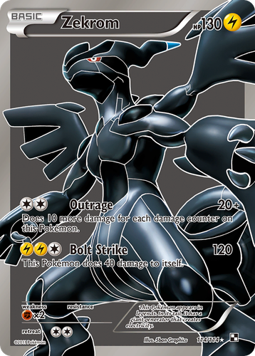 Zekrom 114, Black & White