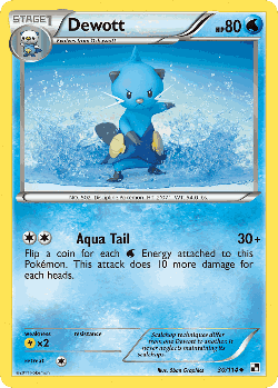 Dewott 30, Black & White