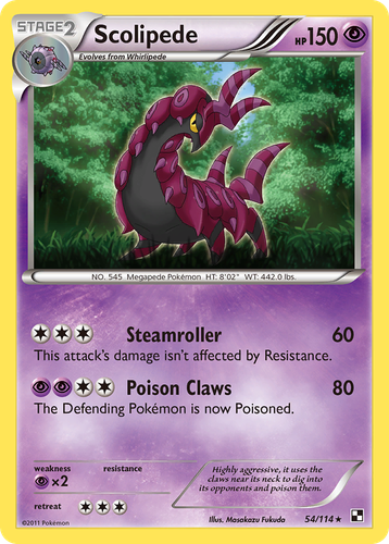 Scolipede 54, Black & White