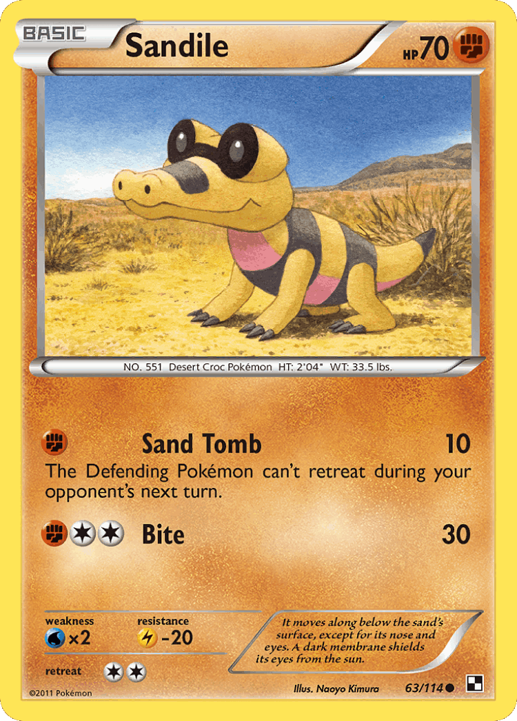 Sandile #63 from Black & White - Common - Illustrated by Naoyo Kimura