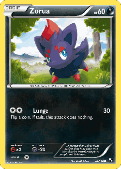 Zorua 70, Black & White