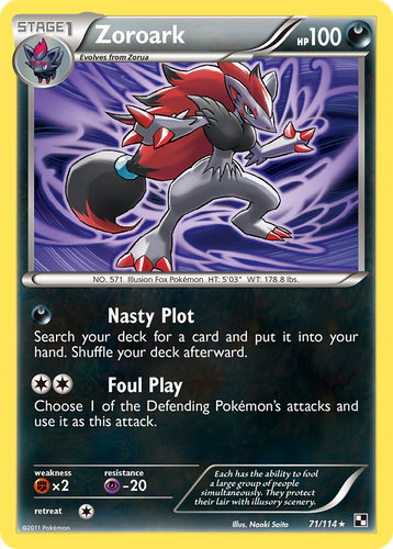 Zoroark 71, Black & White
