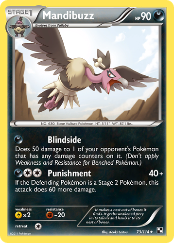 Mandibuzz 73, Black & White