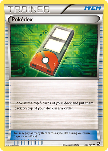 Pokédex 98, Black & White