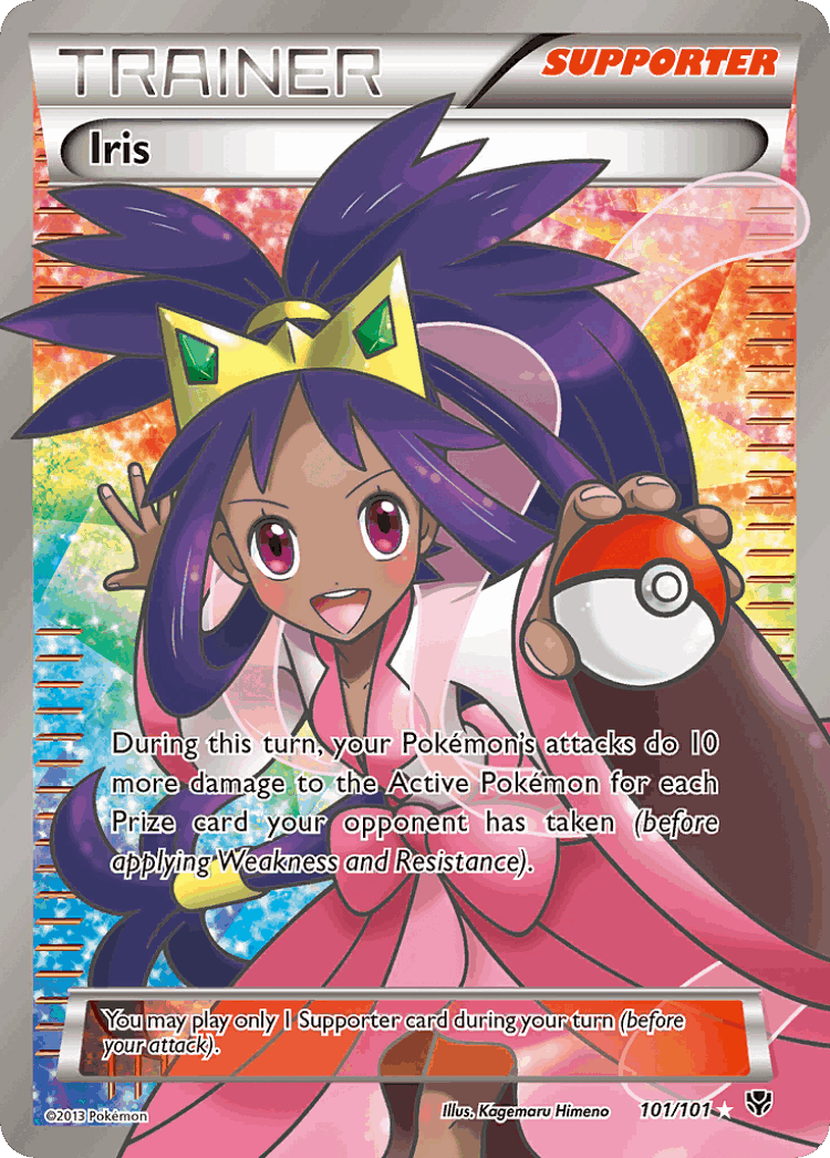 Iris #101 from Plasma Blast - Rare Ultra - Illustrated by Kagemaru Himeno