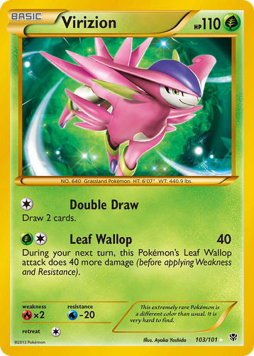 Virizion 103, Plasma Blast
