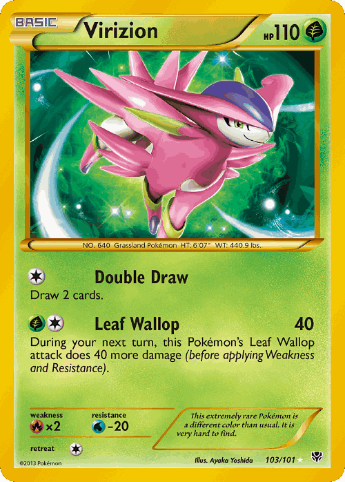 Virizion 103, Plasma Blast