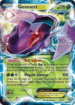 Genesect-EX Pokémon TCG card art