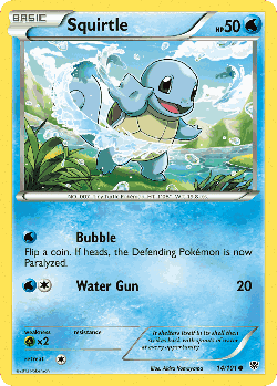 Squirtle Pokémon TCG card art