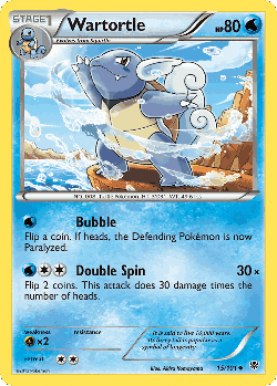 Wartortle Pokémon TCG card art