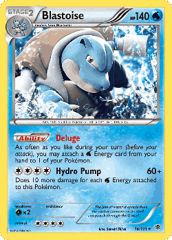 Blastoise Pokémon TCG card art