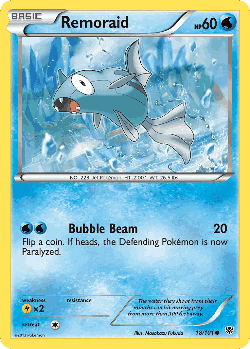 Remoraid Pokémon TCG card art