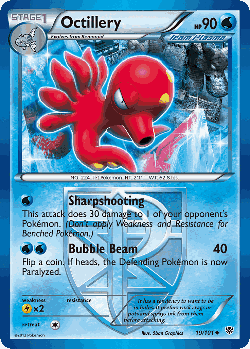 Octillery Pokémon TCG card art