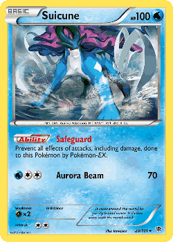 Suicune Pokémon TCG card art
