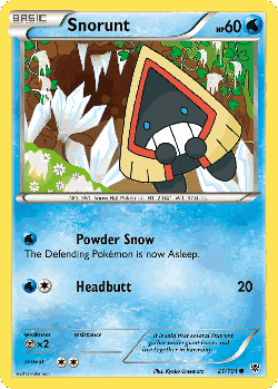 Snorunt Pokémon TCG card art