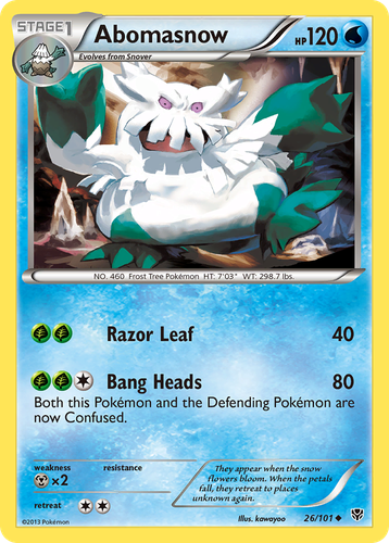 Abomasnow 26, Plasma Blast