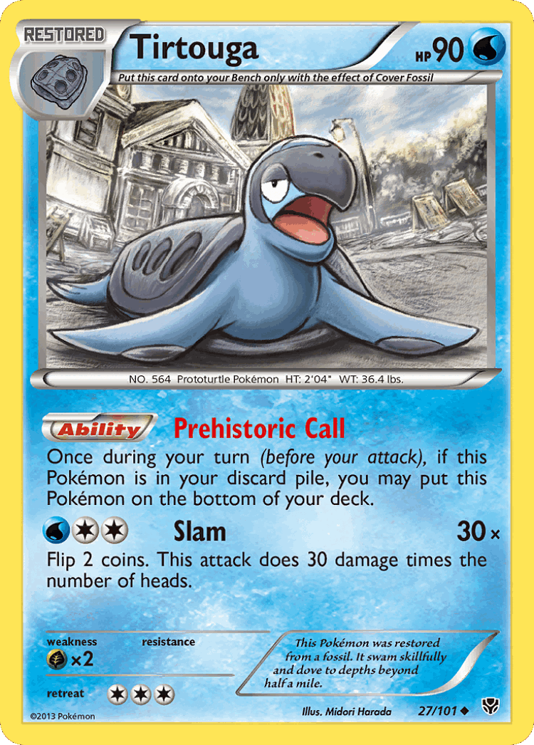 Tirtouga #27 from Plasma Blast - Uncommon - Illustrated by Midori Harada