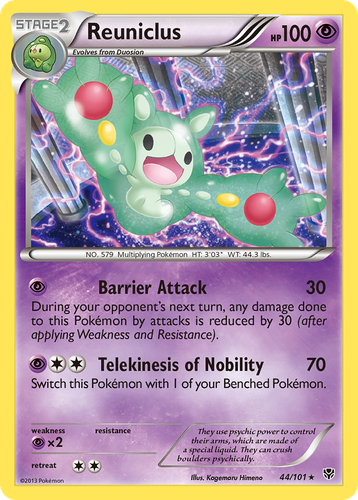 Reuniclus 44, Plasma Blast