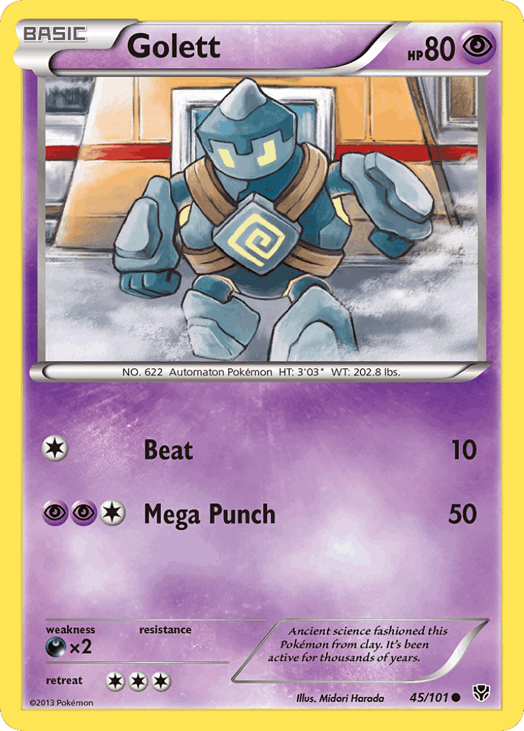 Golett #45 from Plasma Blast - Common - Illustrated by Midori Harada